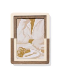 HEMA Fotolijst 10x15cm Wit-hout (creme)