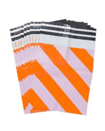 051 Verzendzakken 33.5x43cm Strepen - 10 Stuks