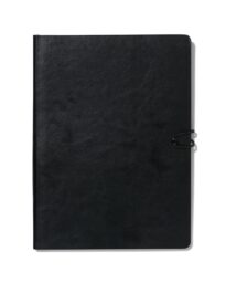 HEMA Notitieboek Gelinieerd PU Zwart 18.5x25.5