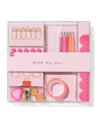 051 Cadeauset Bureau Accessoires Roze