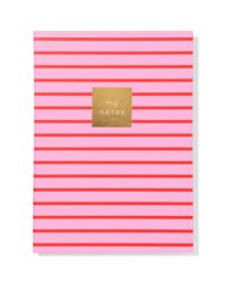 051 Dagplanner 21x15.5cm Rood-roze