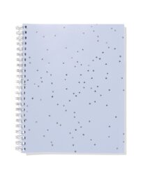 HEMA HEMA Collegeblok A4 Gelinieerd Sterren (blauw)