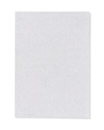 HEMA HEMA Schrift 25.5x18cm Gelinieerd Sterrenpatroon (zilver)