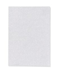 051 Schrift 25.5x18cm Gelinieerd Sterrenpatroon (zilver)