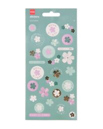 051 Stickervellen 10x22.1cm Bloemen - 3 Stuks (multi)