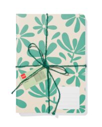 HEMA HEMA Schriften A5 Bloemen - 3 Stuks