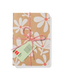 HEMA HEMA Schriften A6 Bloemen - 3 Stuks