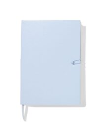 HEMA Notitieboek A5 PU Gelinieerd Blauw