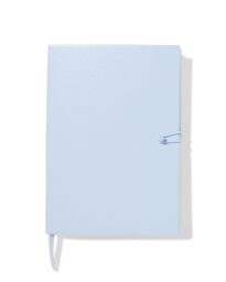 051 Notitieboek A5 PU Gelinieerd Blauw