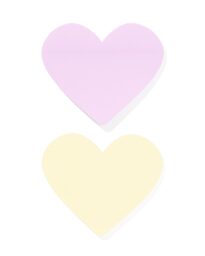 051 Sticky Notes Harten - 2 Stuks