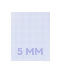 HEMA Schriften Blauw A5 Geruit 5mm - 3 Stuks