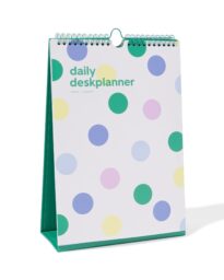 HEMA Bureau Dagplanner Met Spiraal En Standaard 30x21