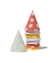 HEMA Feesthoedjes Bloemen - 8 Stuks