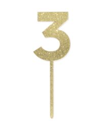 HEMA Taartdecoratie Herbruikbaar Cijfer 3
