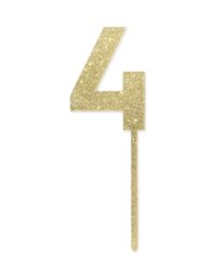 HEMA Taartdecoratie Herbruikbaar Cijfer 4