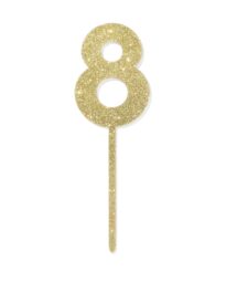 HEMA Taartdecoratie Herbruikbaar Cijfer 8
