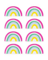 HEMA Gebaksbordje Regenboog 8 Stuks