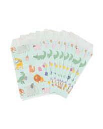HEMA Uitdeelzakjes Papier Party Animals 8 Stuks