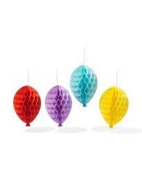 HEMA HEMA Honeycomb Ballon 4 Stuks