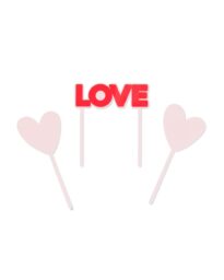 HEMA Herbruikbaar Taarttopper &apos;love&apos;