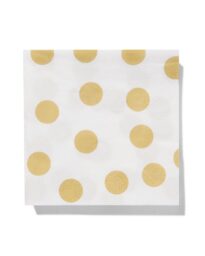 HEMA HEMA Servetten Gouden Stip 20 Stuks