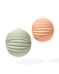 Lampion Papier 2 Stuks 20 En 24cm