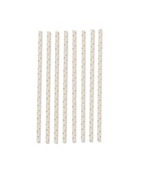 HEMA Papieren Rietjes Goud 20cm - 20 Stuks