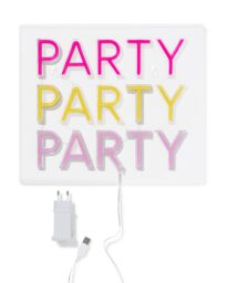 HEMA HEMA Led Lamp Party 27.5x35.5cm