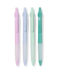 051 Pennen Rubber Blauwschrijvend - 4 Stuks
