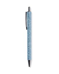 HEMA Balpen Blauw Glitter Blauwschrijvend