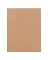 051 Schriften A5 Gelinieerd Kraft - 10 Stuks