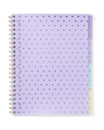 HEMA Collegeblok 4-in-1 A4 Hartjes