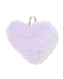 HEMA Sleutelhanger Hart 10cm Lila