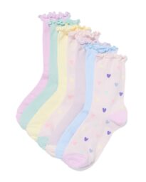 HEMA Sokken Maat 36-41 Pastel - 7 Stuks