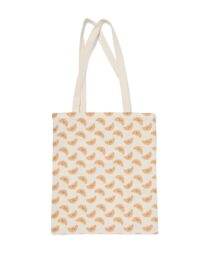 HEMA Canvas Tas 42x36cm Croissants Beige