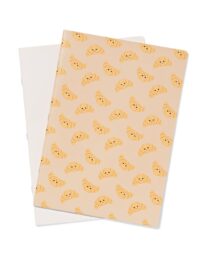 HEMA Schriften A4 Ruiten 10x10cm Croissants - 2 Stuks