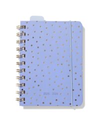 HEMA Schoolagenda 25-26 A6 Karton Stippen
