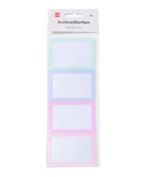 HEMA Textieletiketten Pastel - 8 Stuks