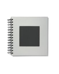 HEMA Fotoboek Met Spiraal En Venster 19x18 Zilver