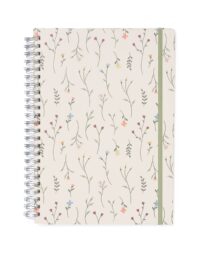 HEMA Fotoboek Plakboek Met Spiraal 32.5x23 Bloemen