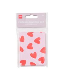 HEMA Cadeau-envelop Set Hartjes - 6 Stuks