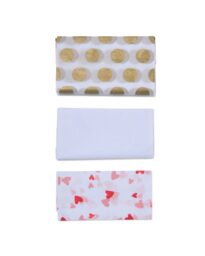 HEMA Vloeipapier 70x50 Hartjes - 3 Stuks
