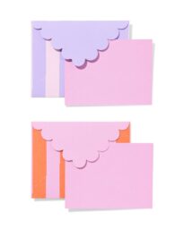 Cadeau-enveloppen Met Blanco Kaart S Stippen - 6 Stuks