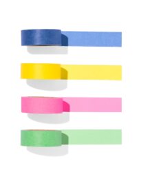 HEMA HEMA Washi Tapes Effen - 4 Stuks