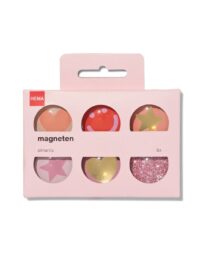 HEMA Magneten Roze - 6 Stuks
