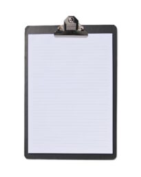 HEMA Klembord 34x23 Met A4 Schrijfblok Zwart