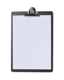 HEMA Klembord 34x23 Met A4 Schrijfblok Zwart