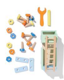 HEMA Houten Constructie Truck 22-delig
