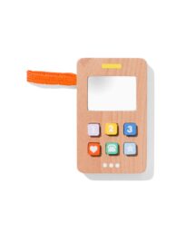 HEMA Telefoon Hout 11x6.5x2