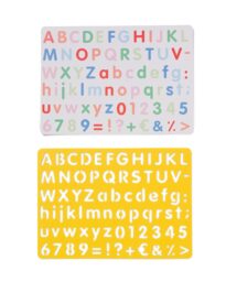HEMA Tekensjabloon Letters En Cijfers